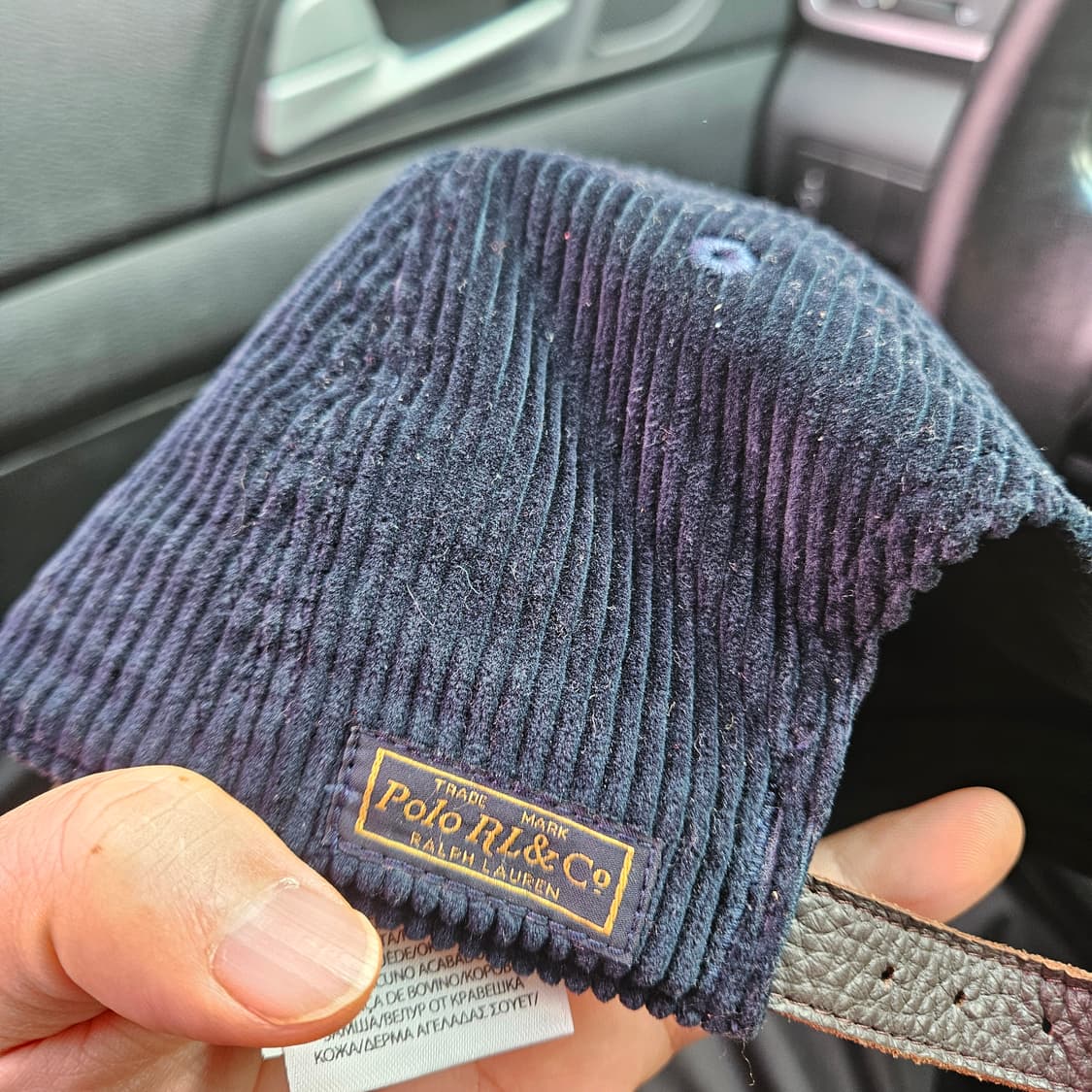 폴로 코듀로이 스웨이드볼캡 정품  상품이미지2