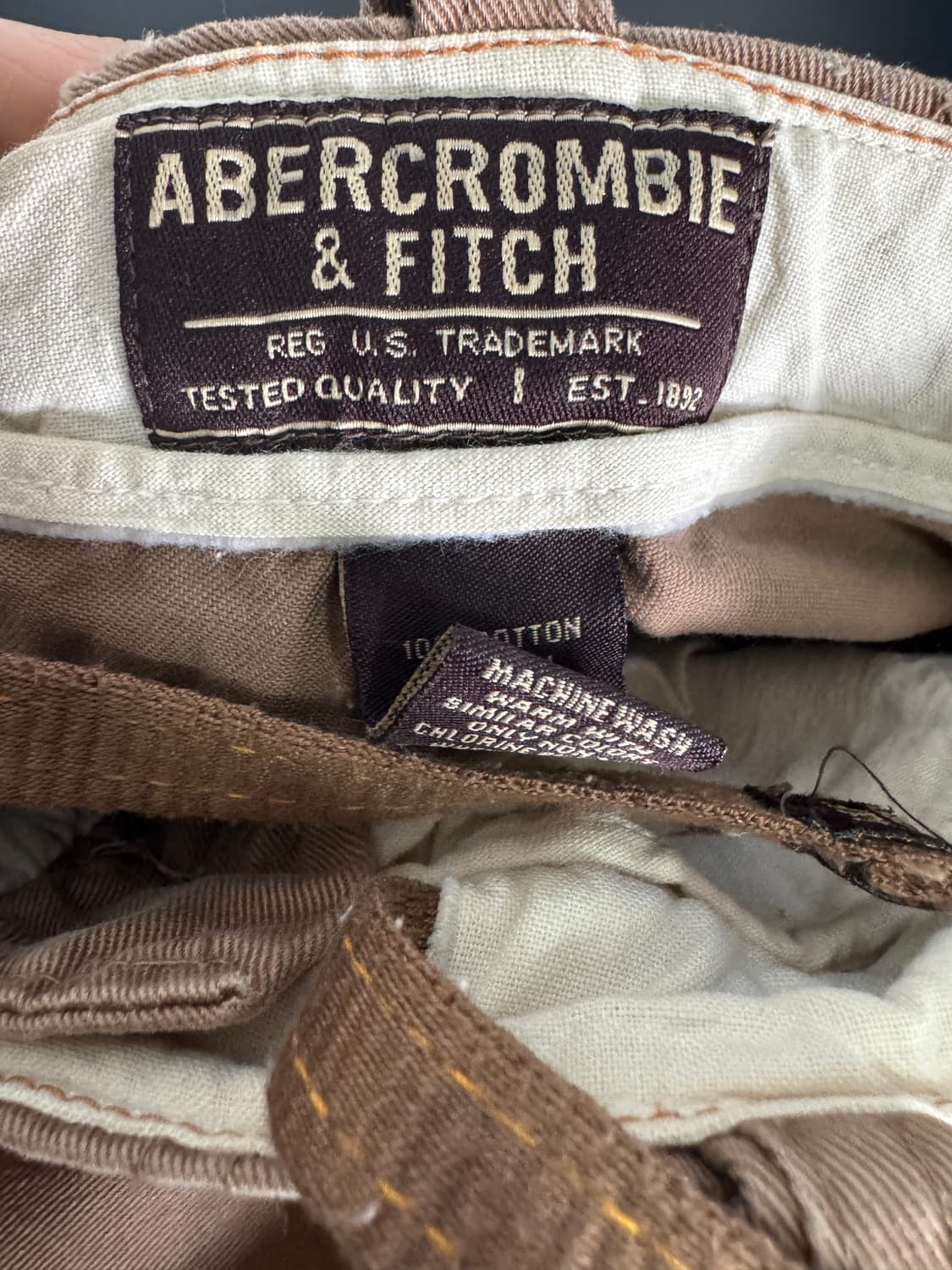 희귀!! 여성 아베크롬비 y2k 워크 포켓 카고팬츠 29.1인치 상품이미지4