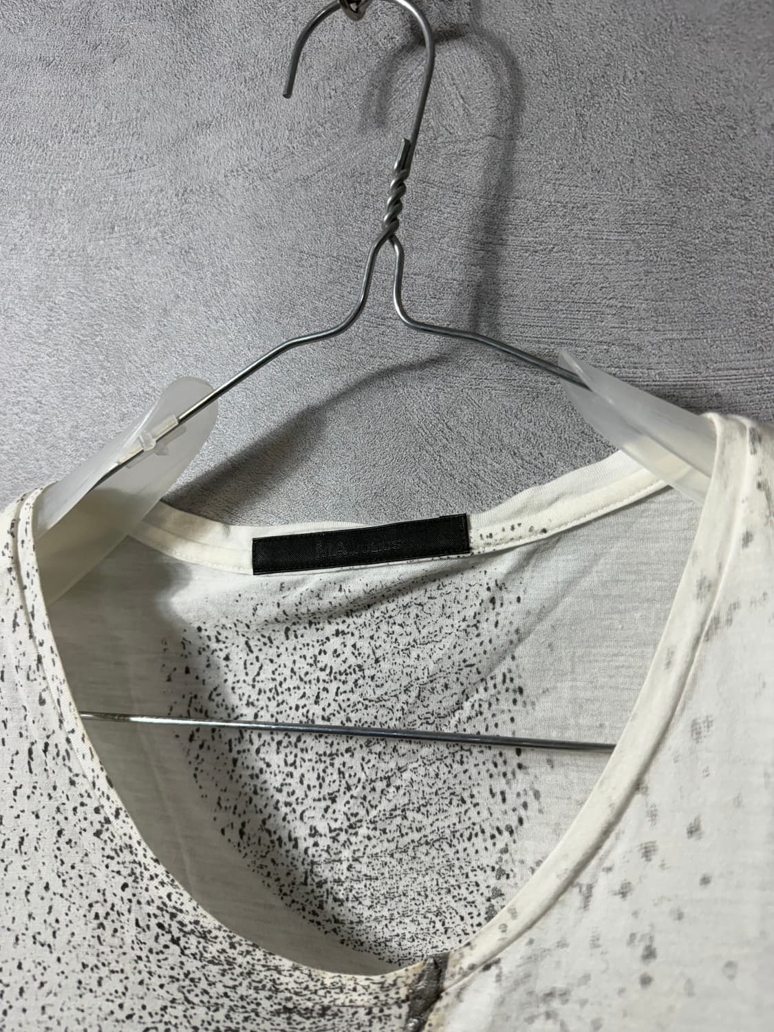 Julius Paint Spray U-neck T-shirt 상품이미지4