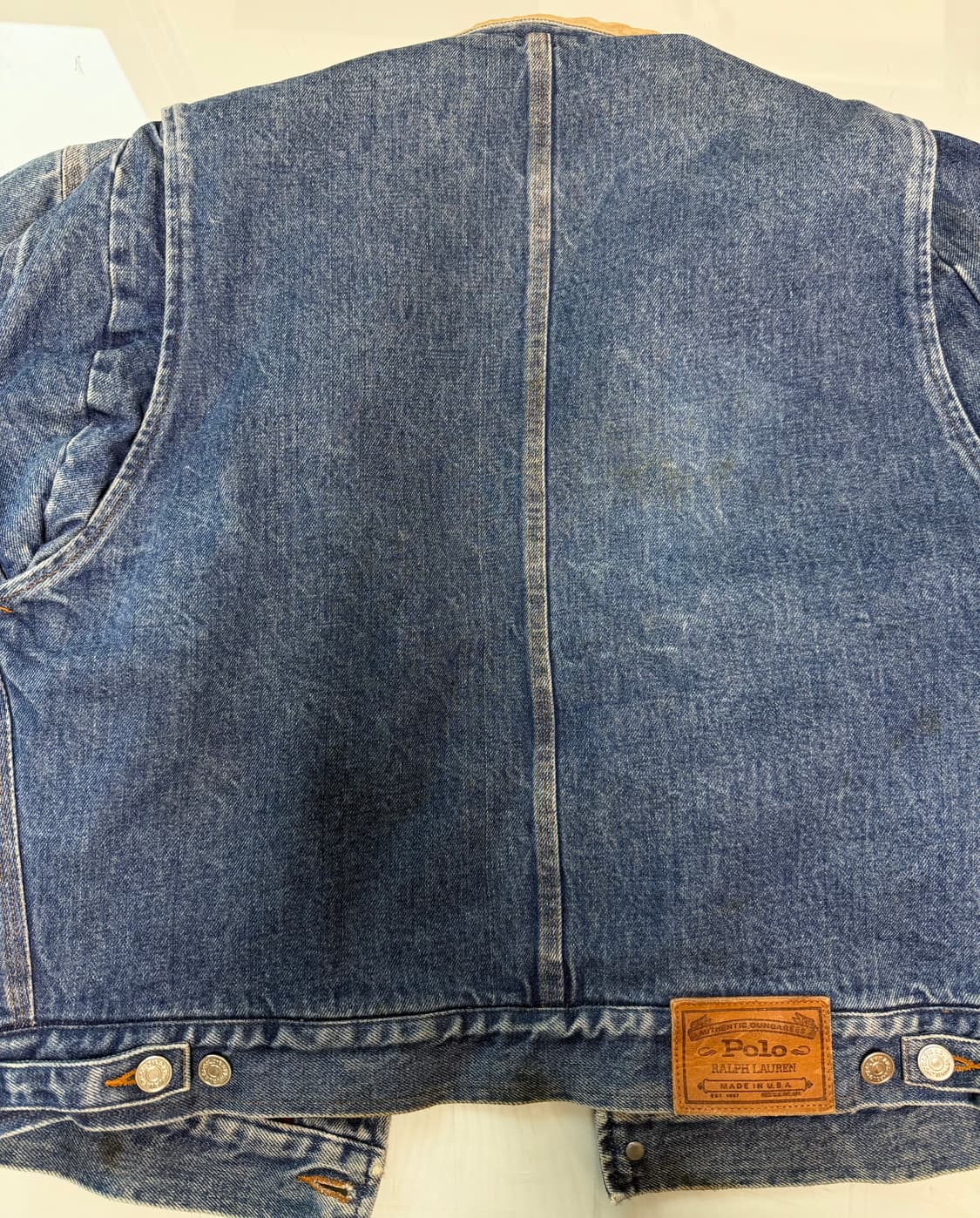 80s 폴로 랄프로렌 덩가리 자켓 L 상품이미지7