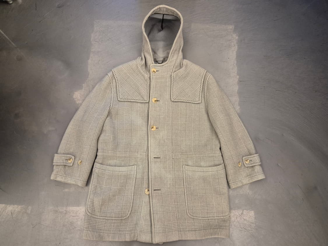 90s Tibbett 울 후드 코트 상품이미지1