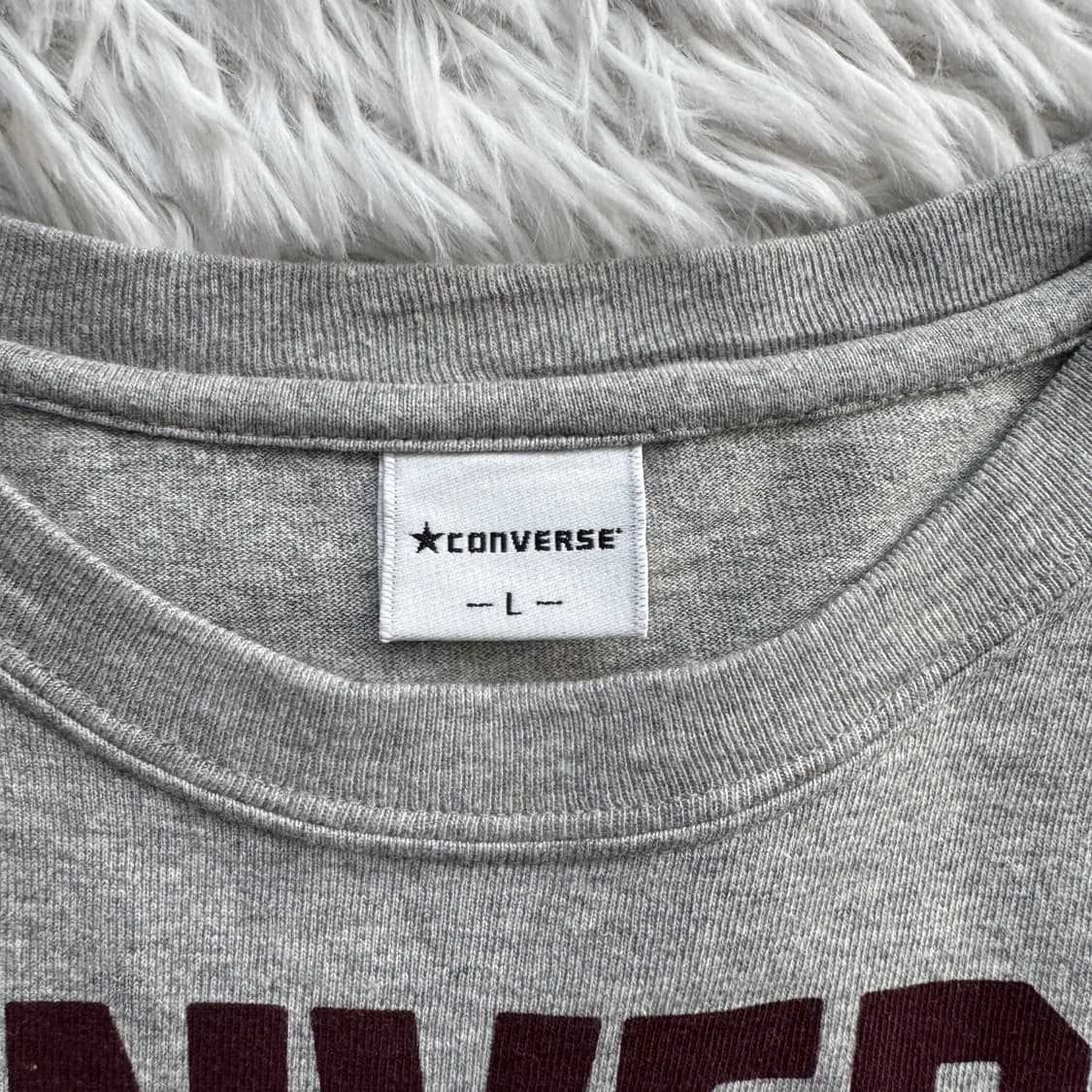 CONVERSE 일본빈티지 롱슬리브 컨버스 긴팔 y2k긴팔티 L 100 상품이미지4