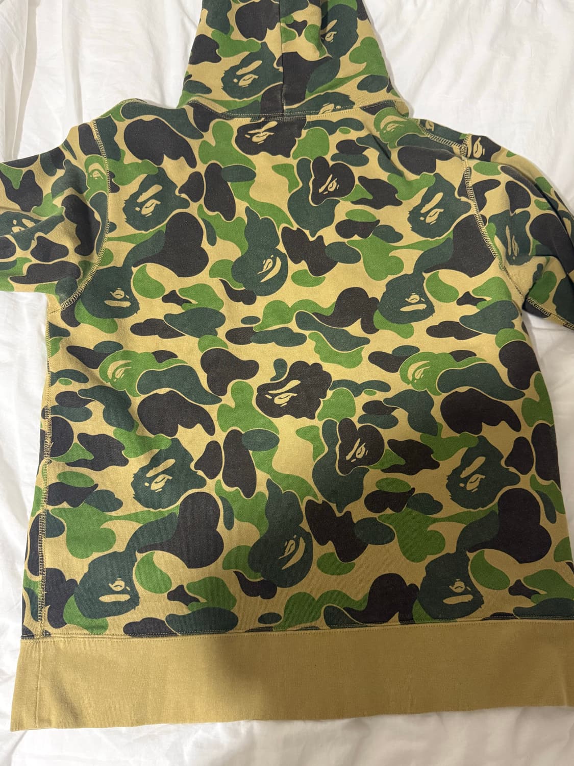 베이프 abc 카모 후드티 M 상품이미지5