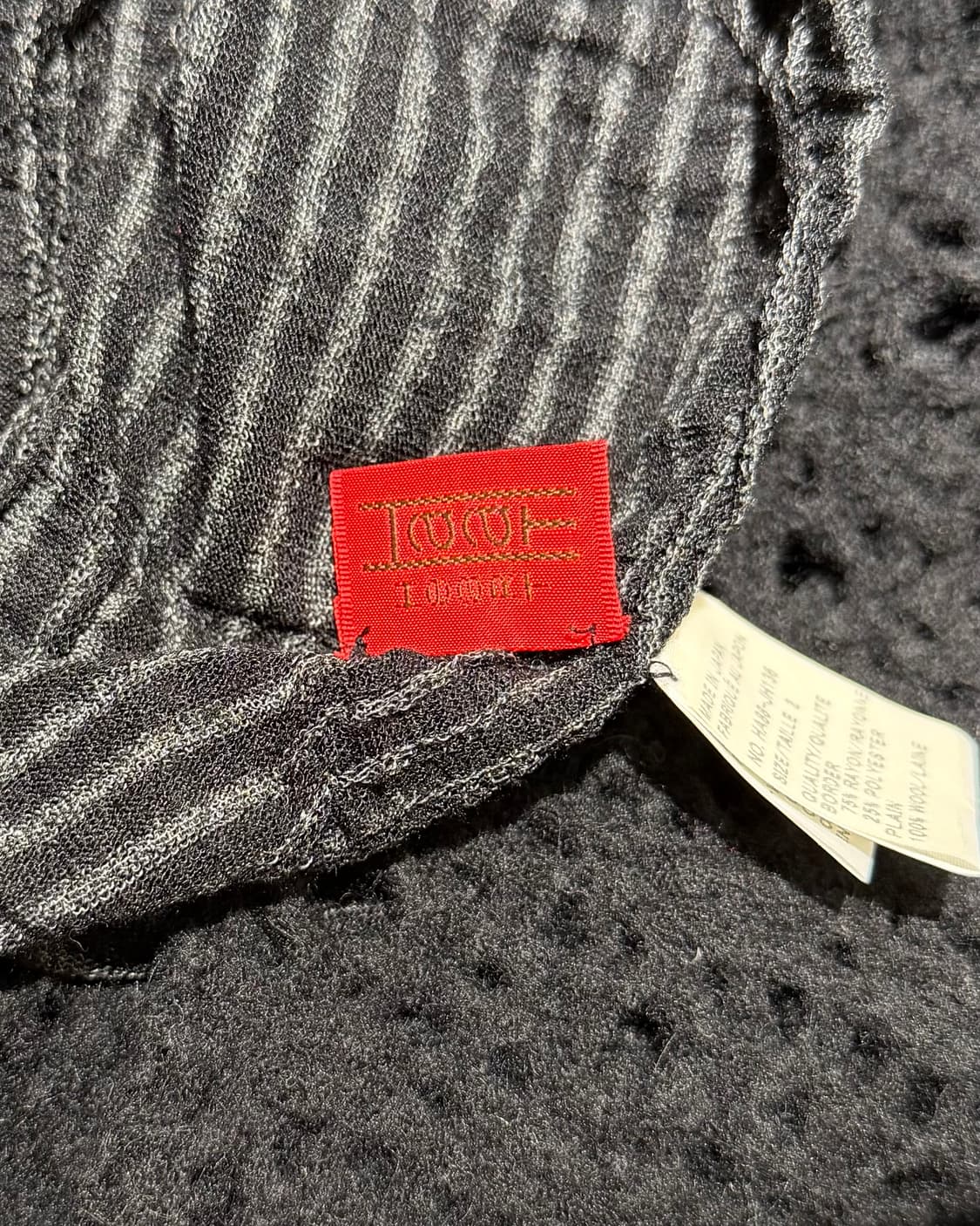 이세이 미야케 하트 차콜 하이넥 니트 원피스 상품이미지7