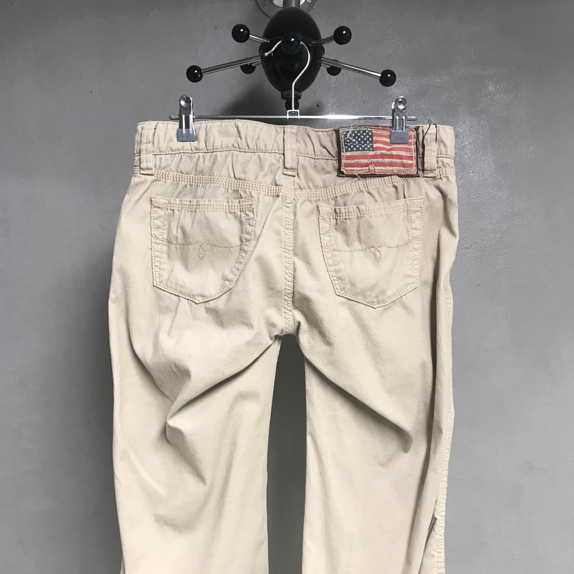 폴로 진스 성조기 코듀로이 팬츠 베이지 27/32(W) 상품이미지2