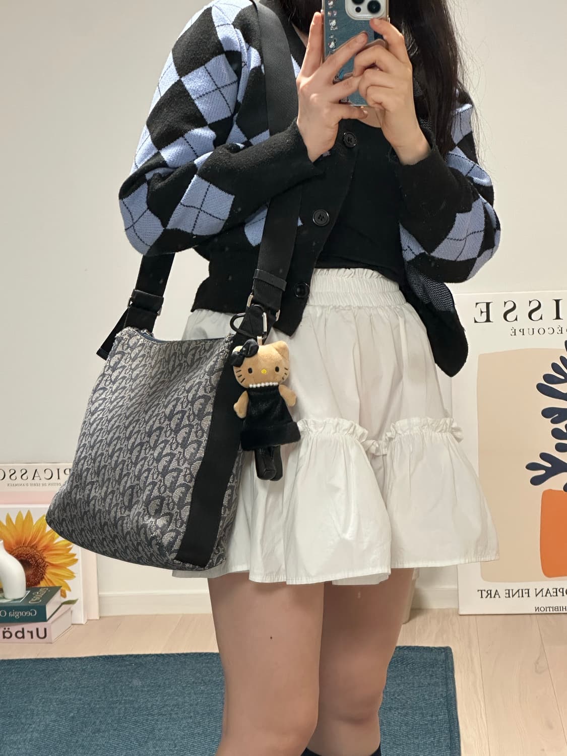 디올 트로터 오블리크 숄더백 남녀공용 y2k 호보백 (더스트백포함) 상품이미지2