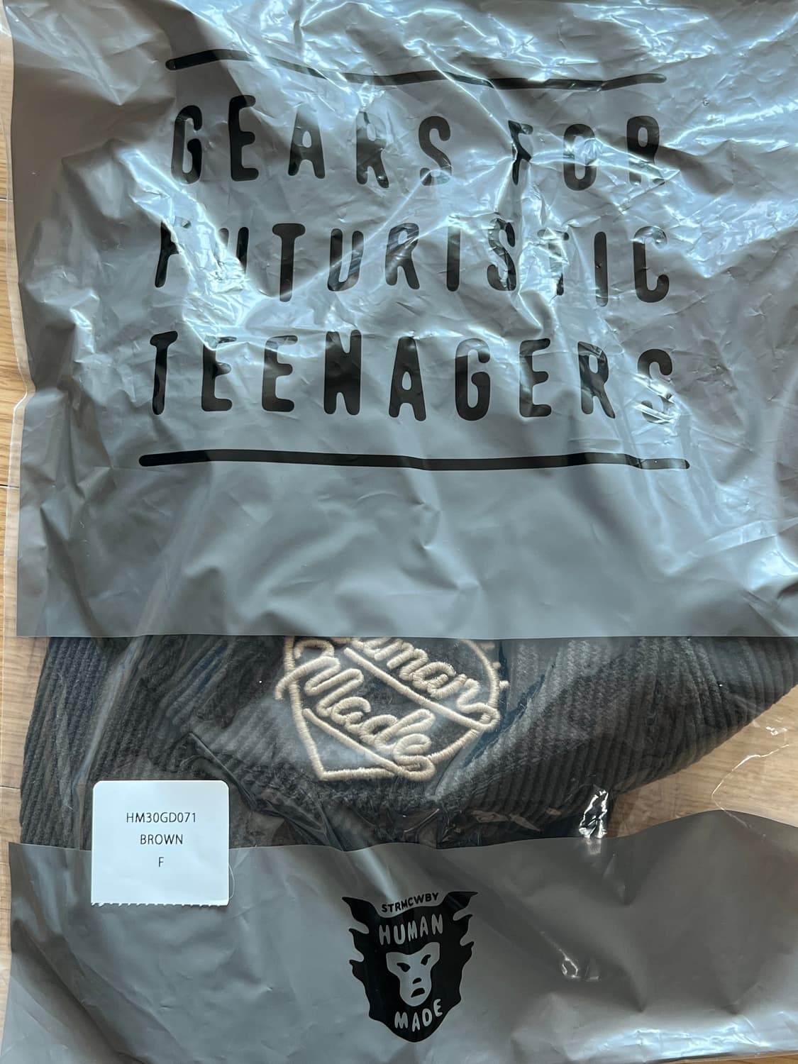 휴먼메이드 6패널 코듀로이 캡 브라운 상품이미지3