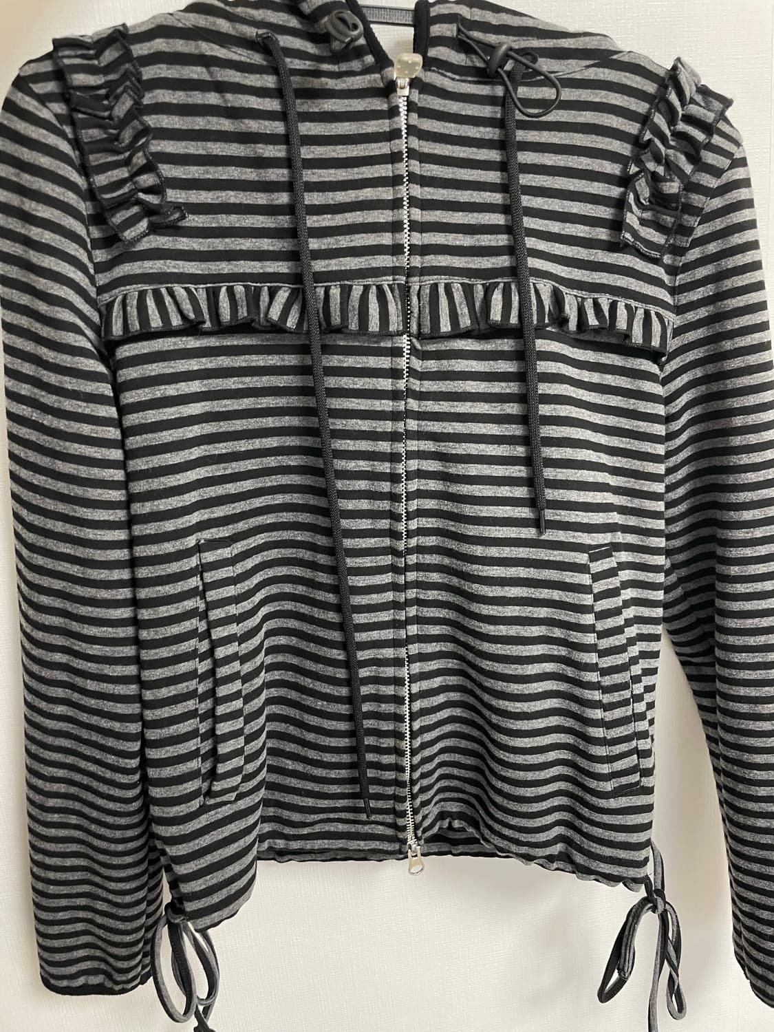 타입서비스 스트라이프 후드집업 상품이미지1