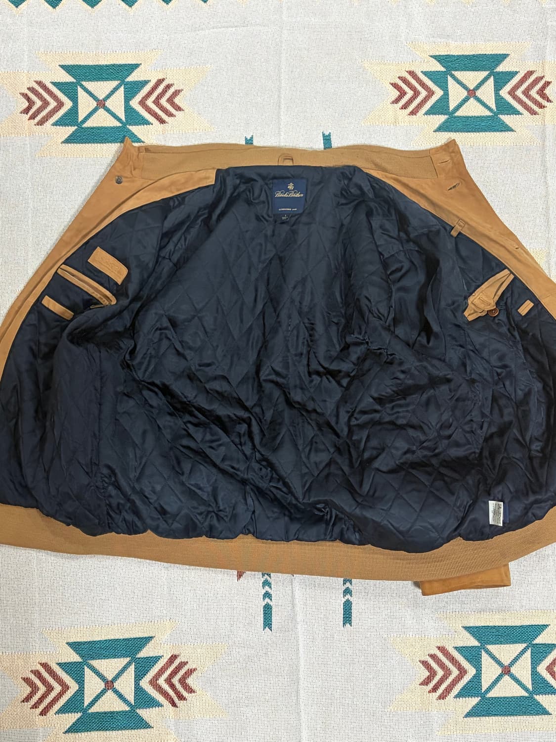 브룩스브라더스 A1 스웨이드 블루종 자켓 상품이미지4