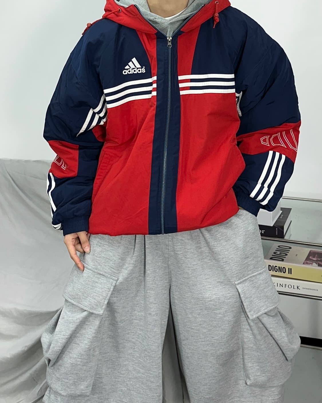 아디다스 90s 누빔 자켓 110 상품이미지2