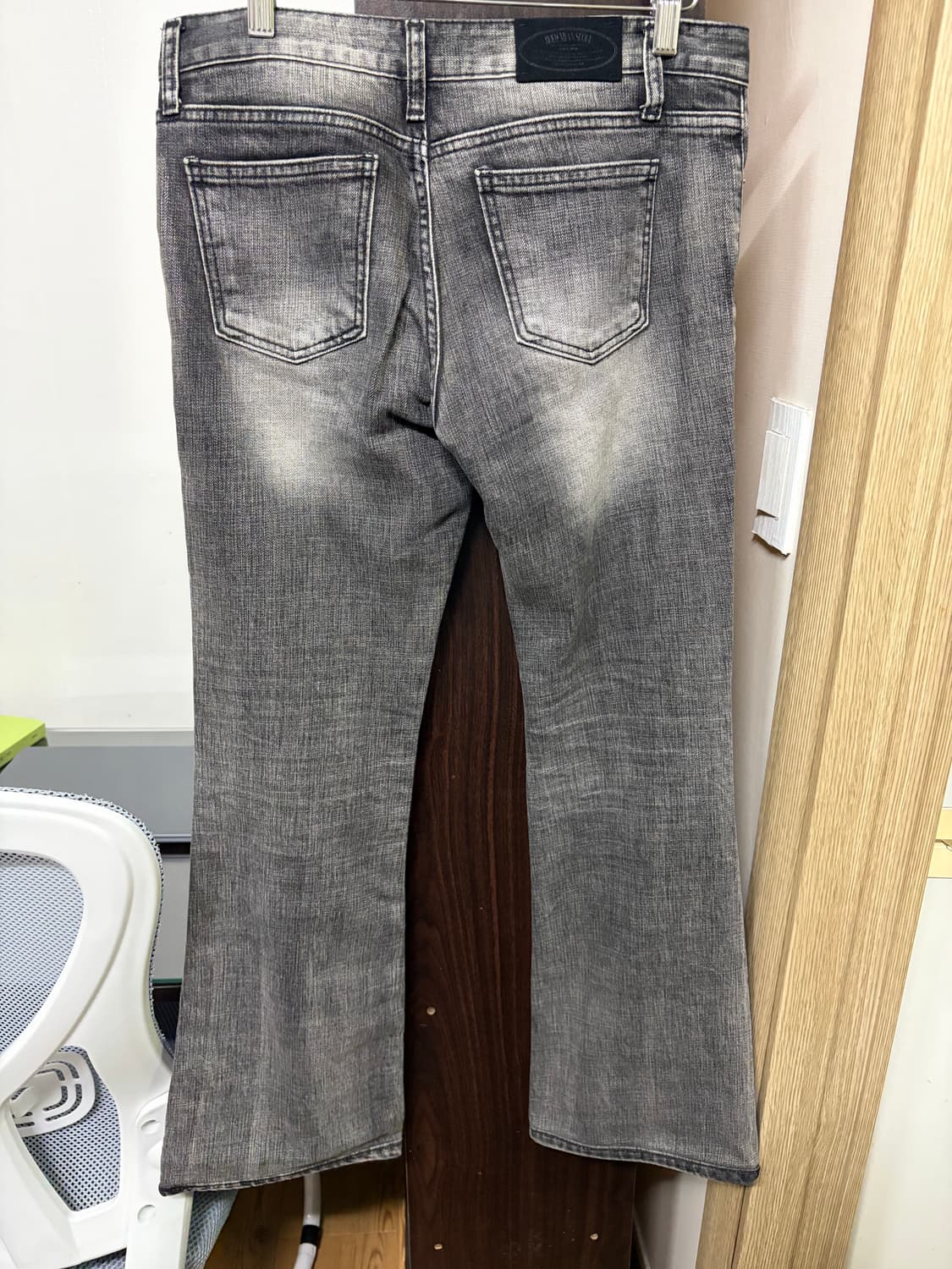 보헤미안서울 부츠컷 그레이 데님 상품이미지2