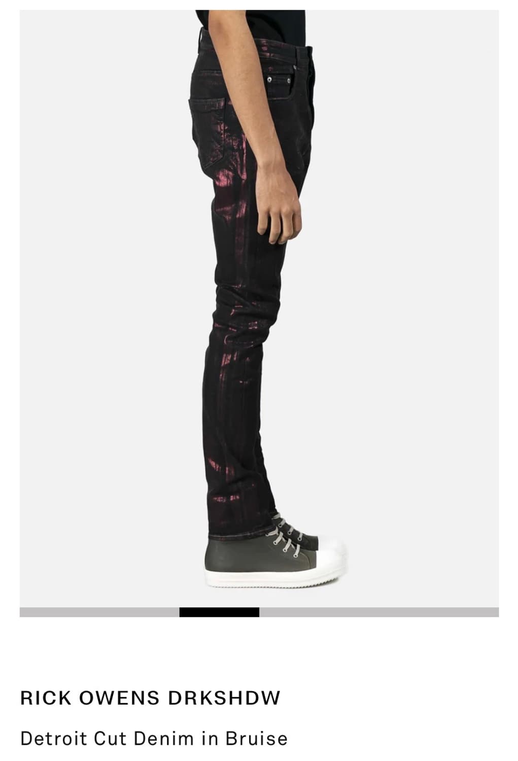 릭오웬스 20fw 디트로이트컷 데님 상품이미지8