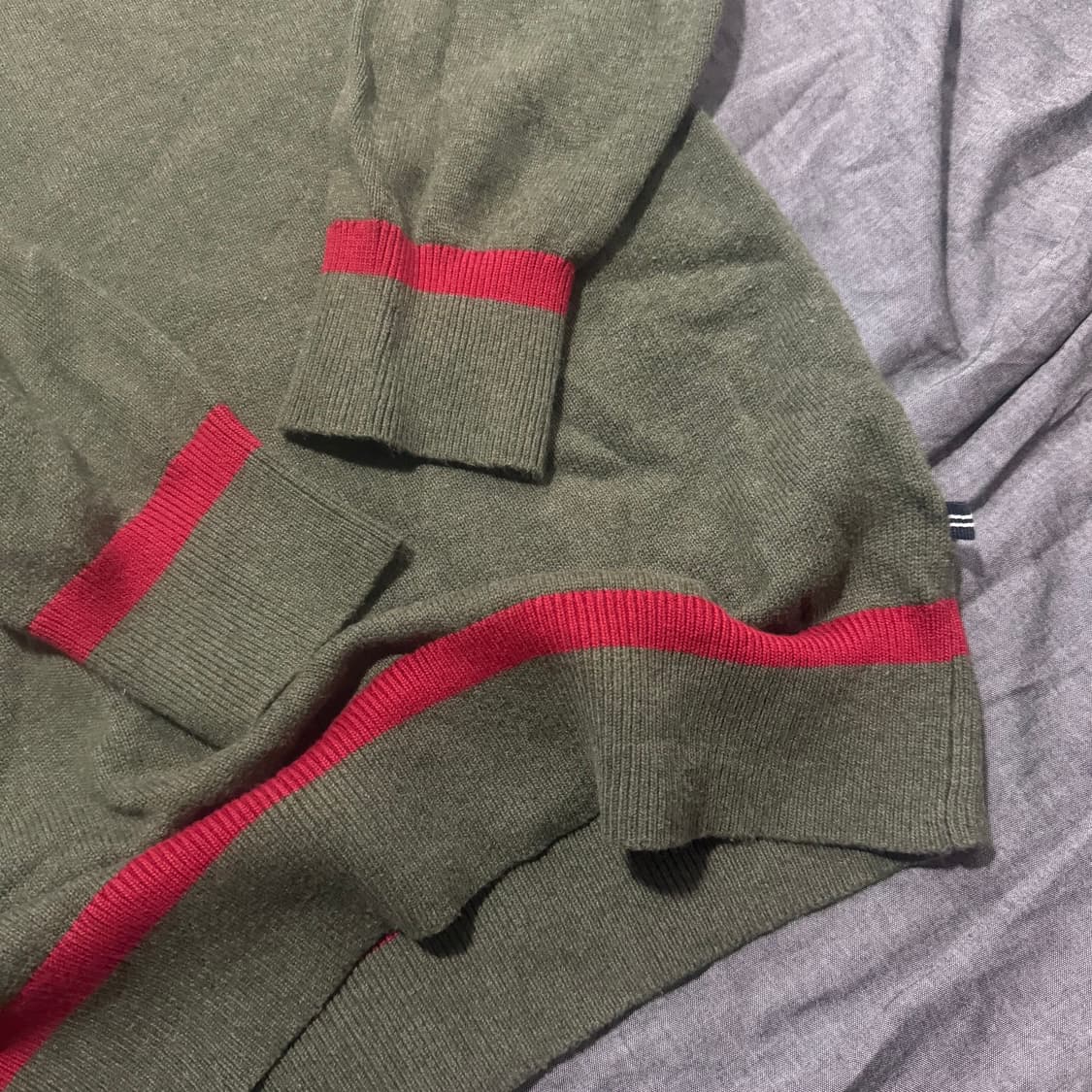 Half Zip-Up Knit Sweater 상품이미지7
