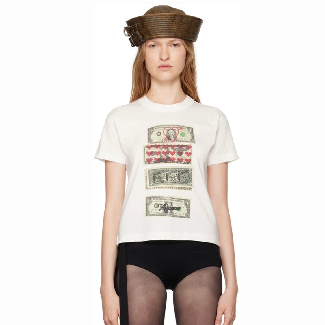[S]바퀘라 Dollars 티셔츠/화이트 상품이미지1