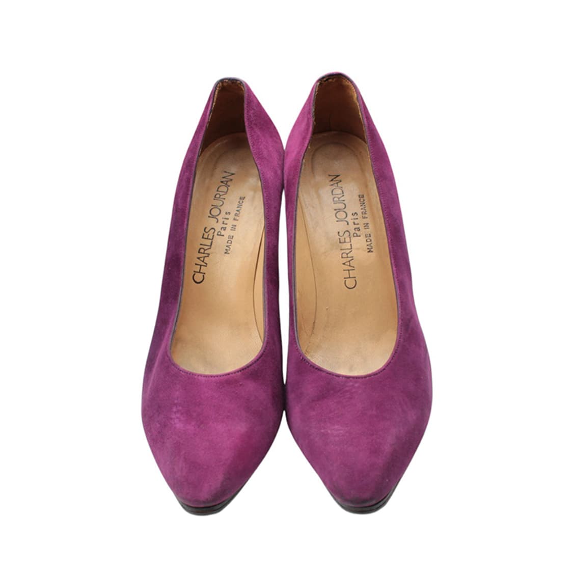 찰스주르당 바이올렛 스웨이드 펌프스 240 상품이미지2