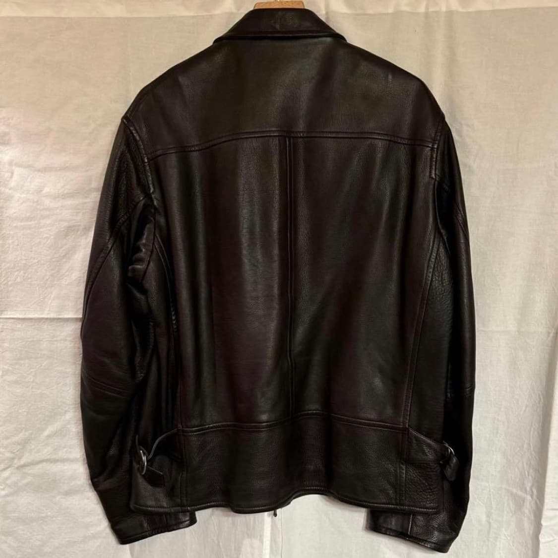 22aw lamb leather short zip jkt 상품이미지3