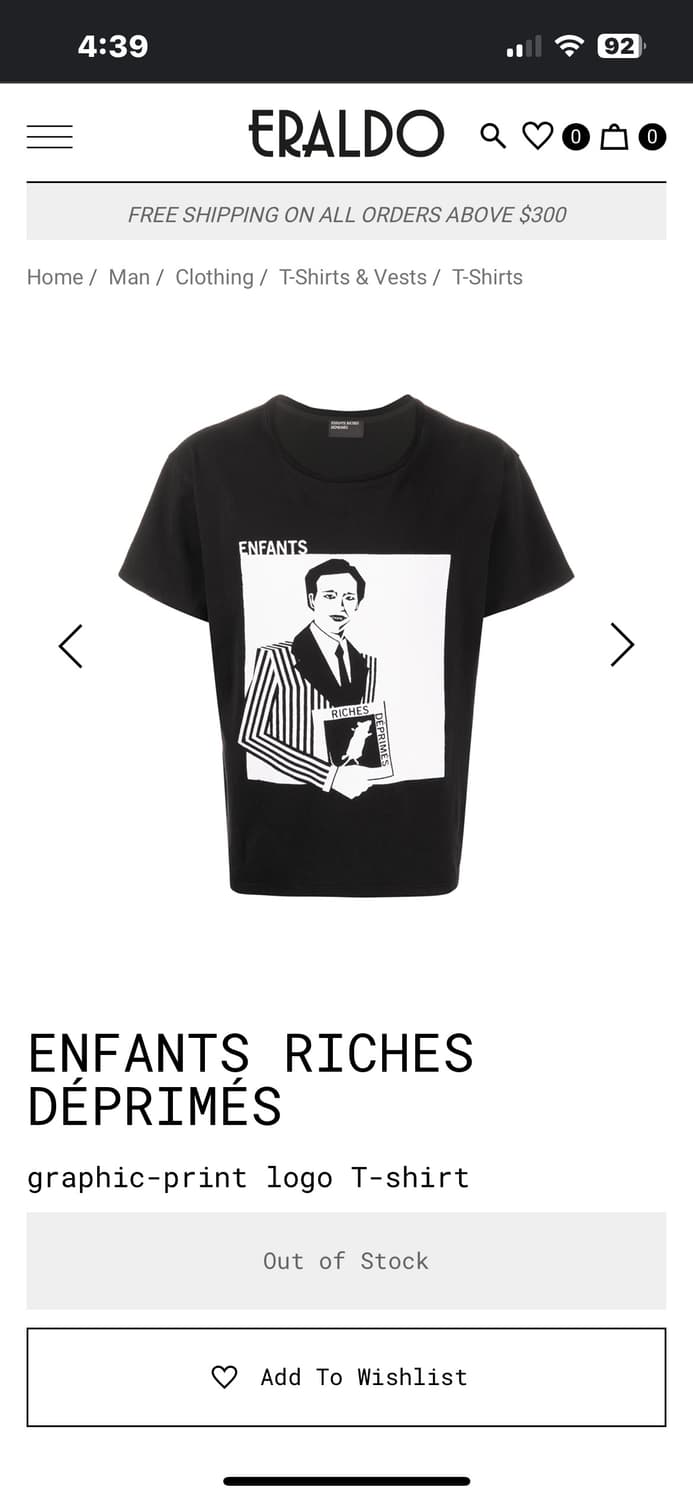 20ss erd enfants riches deprimes 이알디 티셔츠 상품이미지6