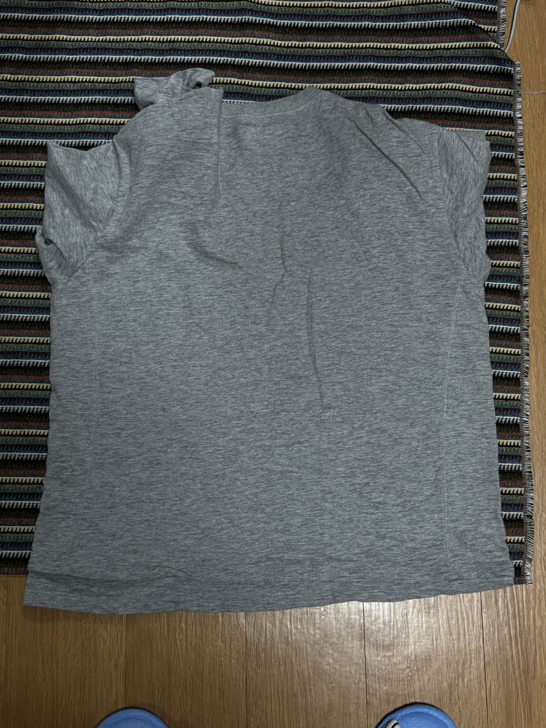 999 휴머니티 레이어드 롱슬리브 멜란지 그레이 2size no 상품이미지2