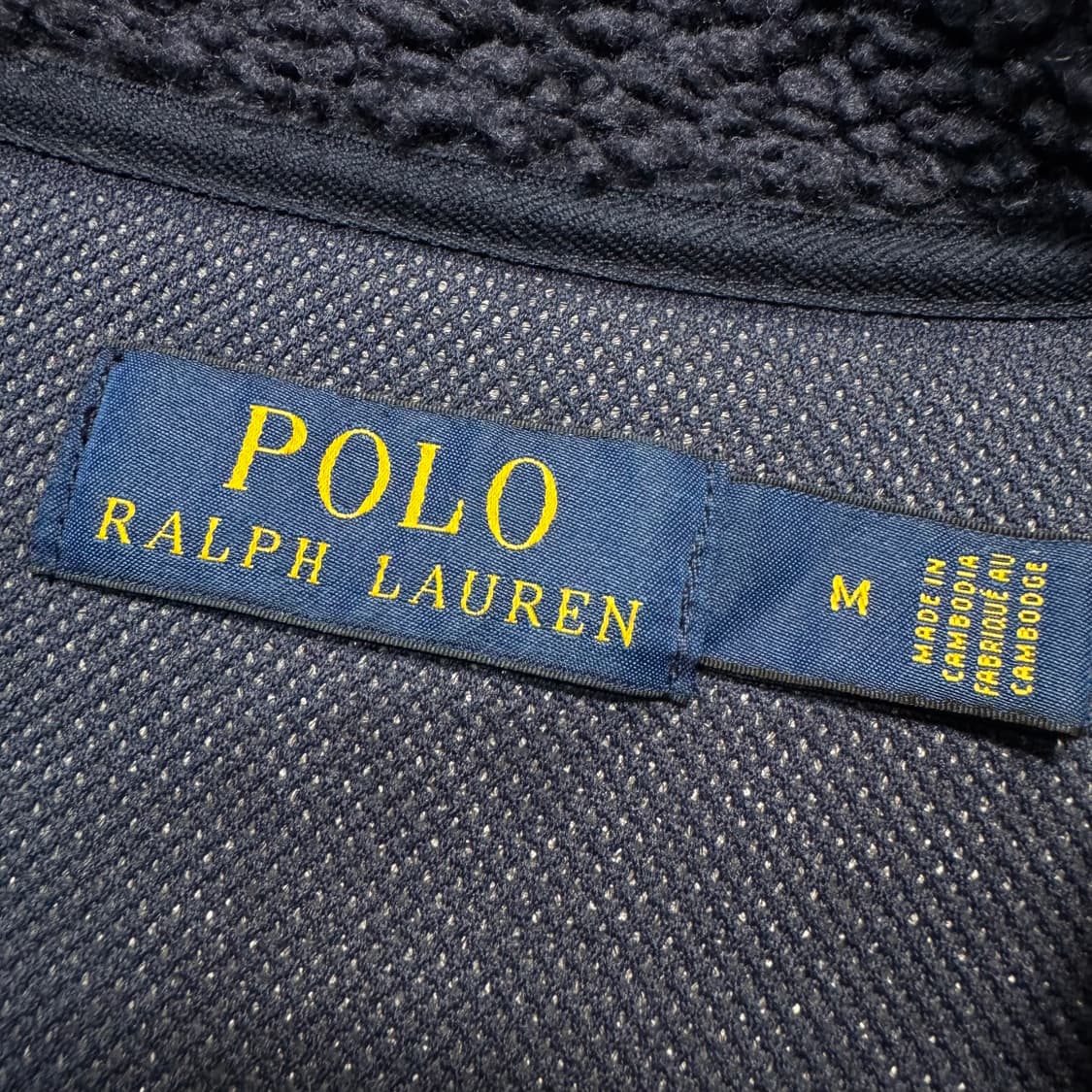 Name : 폴로 랄프로렌 시그니처로고 쉐르파 후리스 자켓 :)  상품이미지3