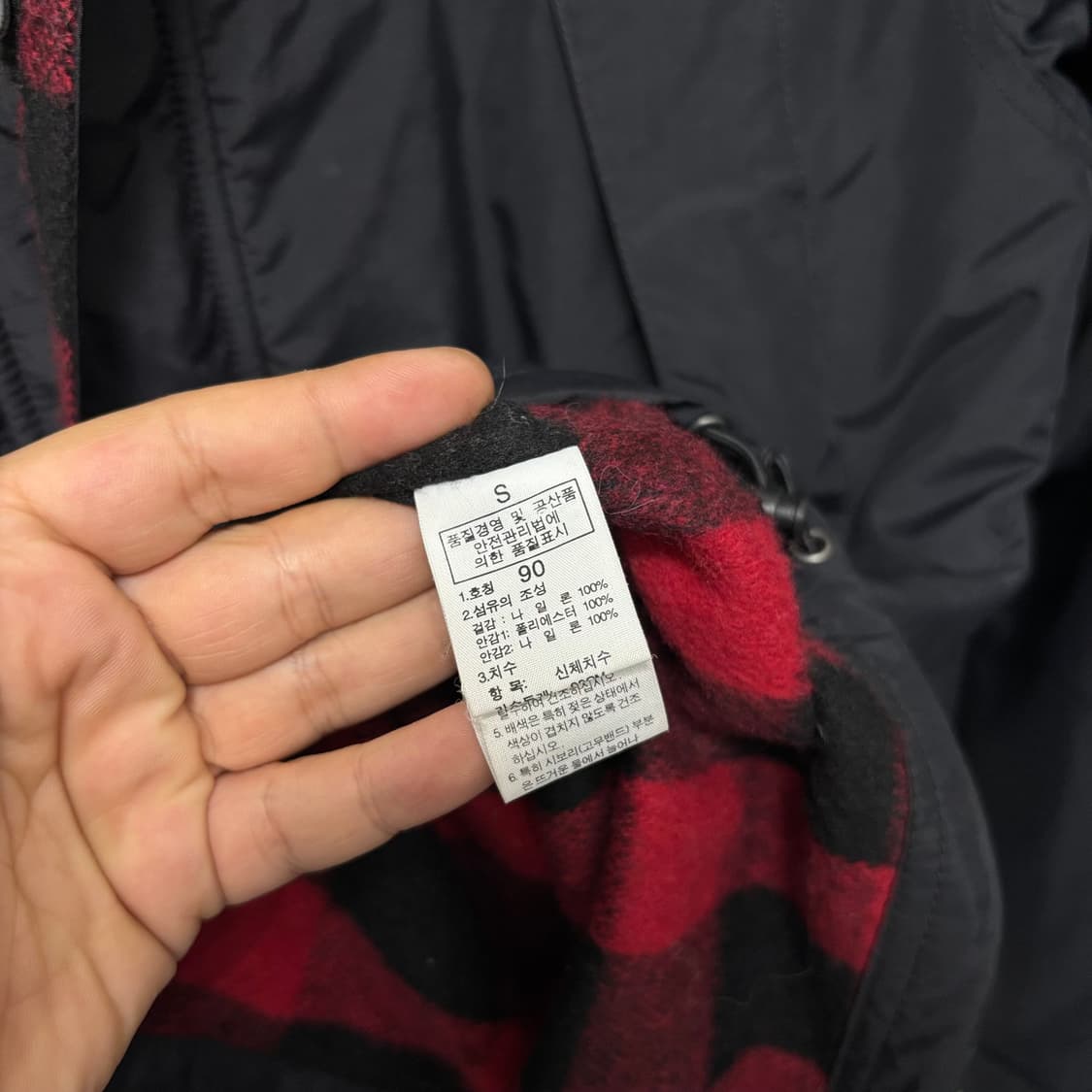 노스페이스 블랙 후디 자켓 상품이미지5