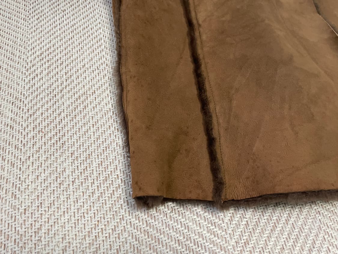 레킵 요시에 이나바 시어링 스웨이드 무스탕 코트 J03527 상품이미지8