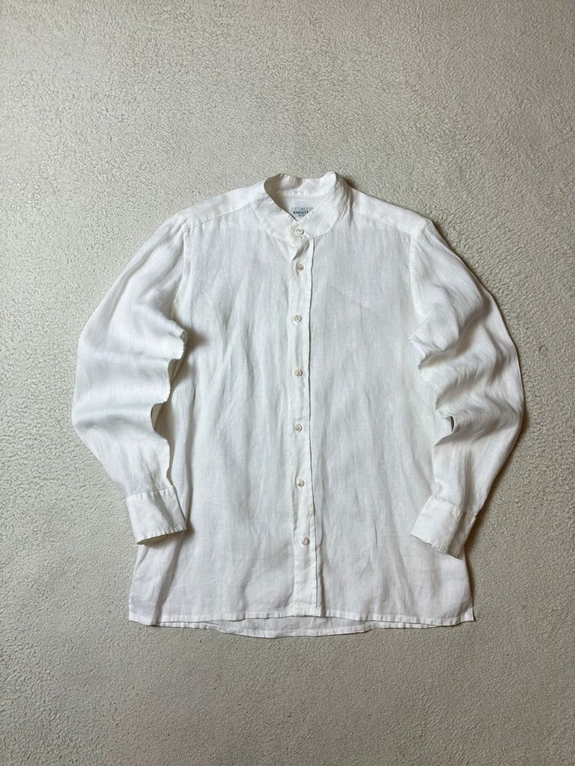 바구타 BAGUTTA 버튼다운 린넨 셔츠 PN7479 상품이미지1