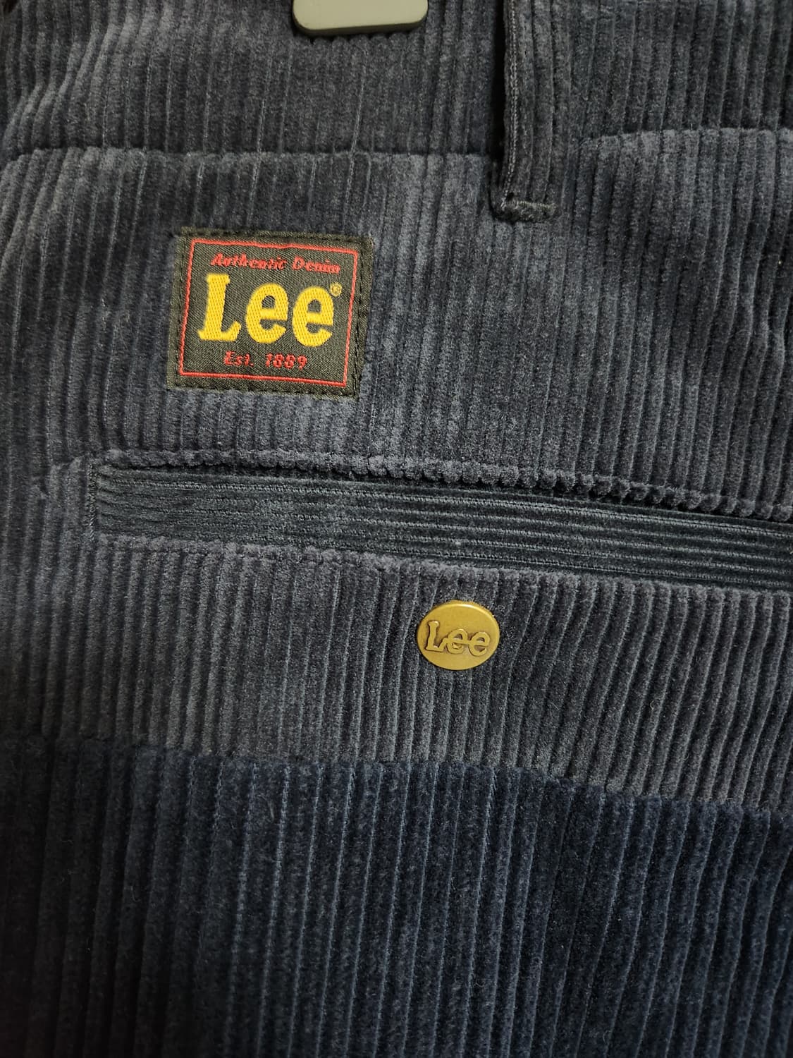 LEE x 엔지니어드 가먼츠 콜라보 네이비 코듀로이 팬츠 상품이미지5