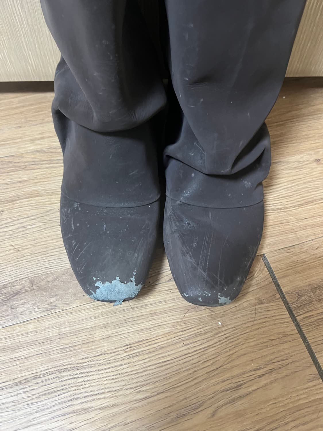 쓰리투에이티 링클부츠 다크브라운(가죽보강 필요) 상품이미지2