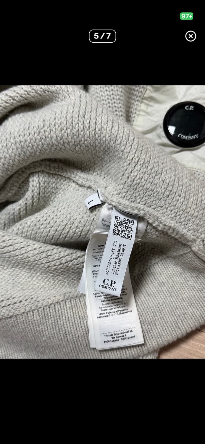 CP컴퍼니 아노락 니트후드 상품이미지5