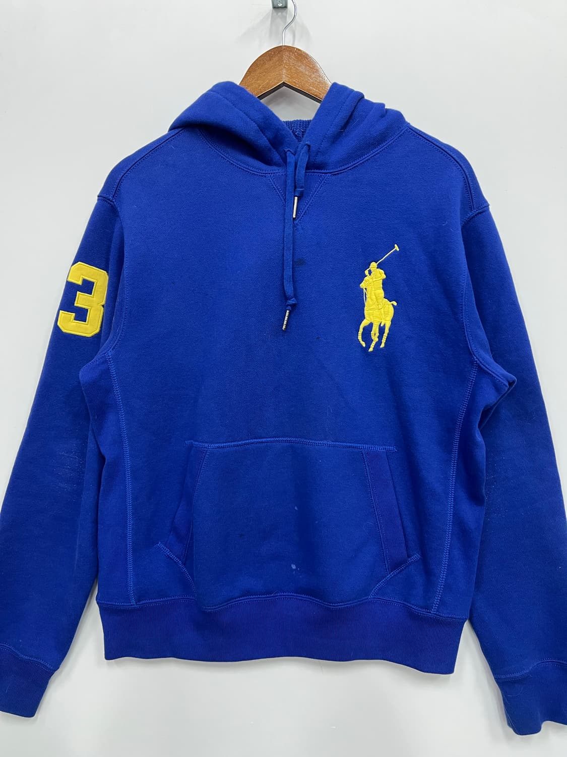 폴로 블루 후드티 상품이미지1