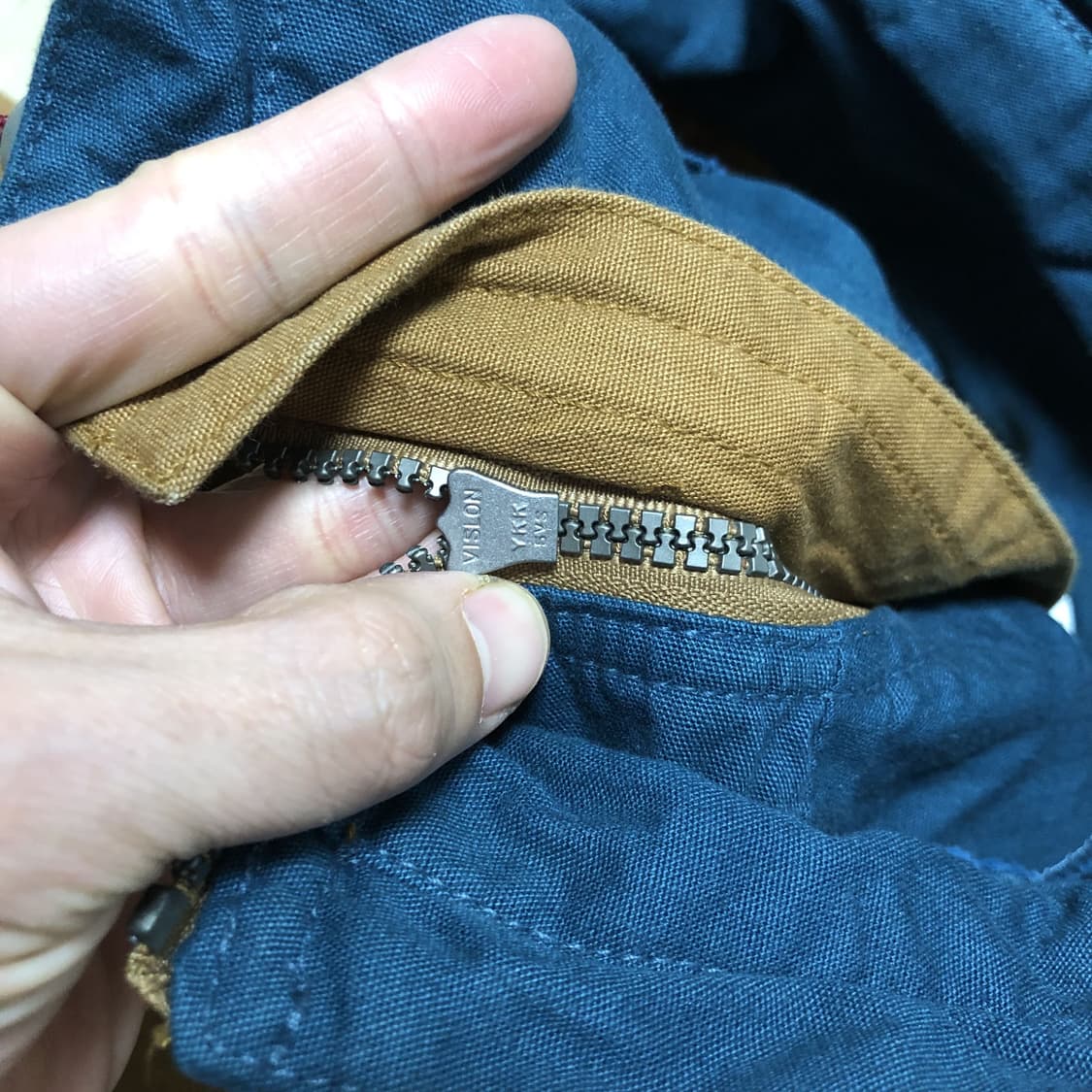 (L) 90's NEWPORT BLUE 올드스쿨 아노락 카멜 네이비 상품이미지5