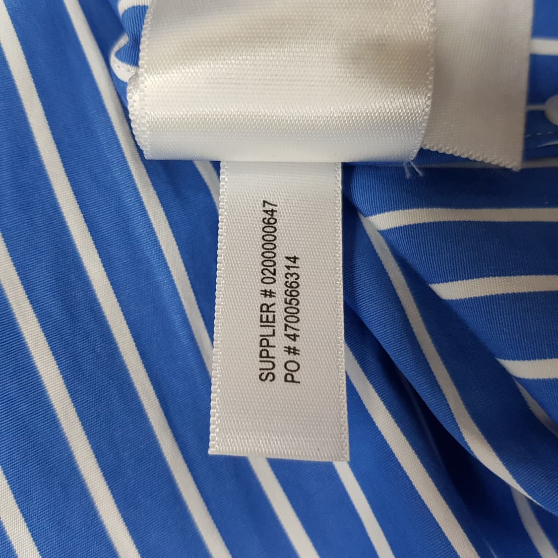 폴로 랄프 로렌 블루 스트라이프 셔츠 원피스 2사이즈 상품이미지10