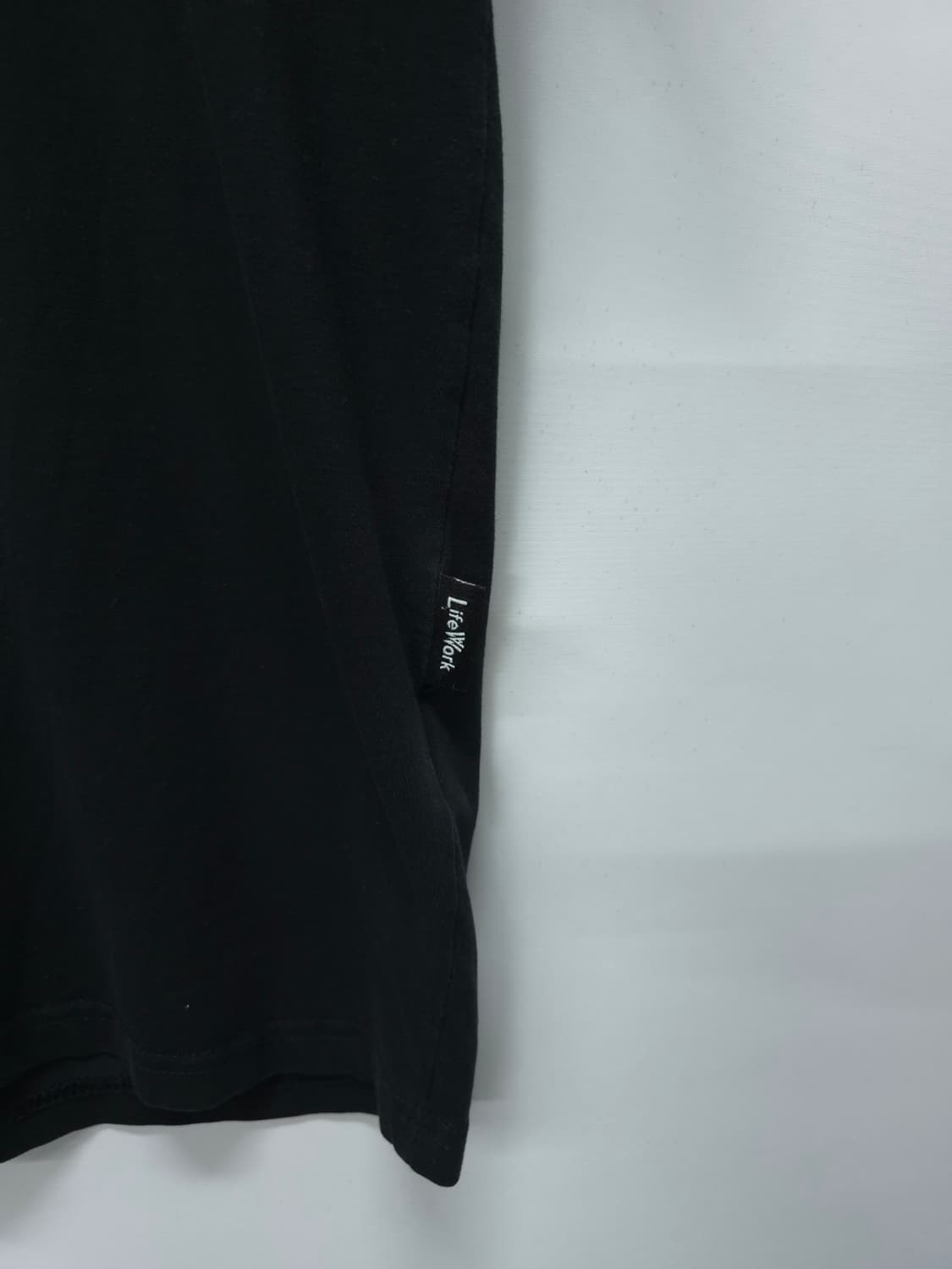 라이프워크 빅 로고 그래픽 반팔 티셔츠 블랙(100) 상품이미지2