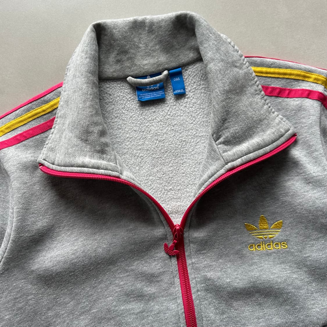 [M]아디다스 파이어버드 그레이 스웻 코튼 트랙탑 져지 상품이미지6