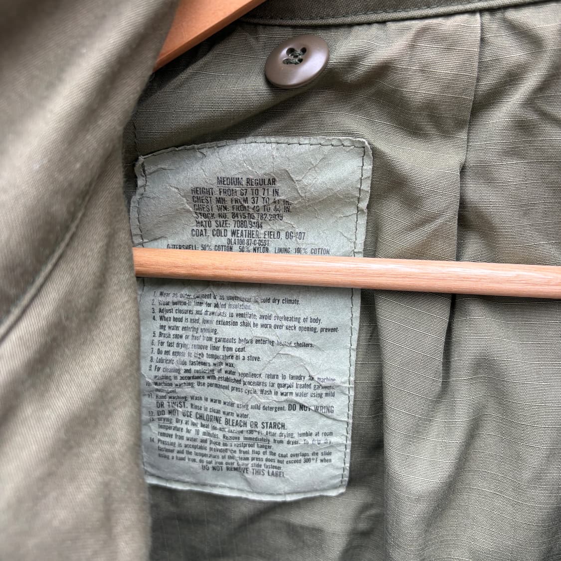 Military 80s 오리지널 m65 필드자켓 상품이미지2