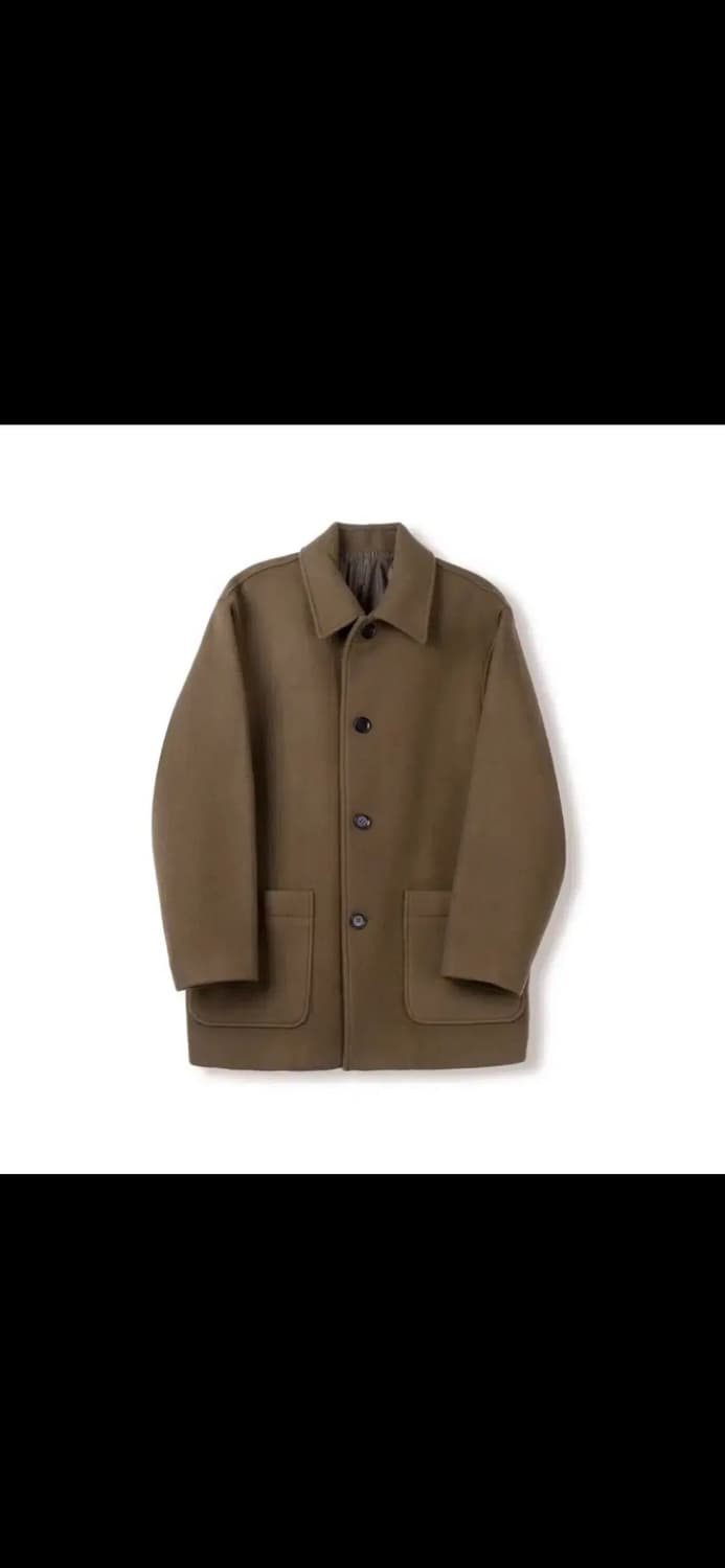 스테디에브리웨어 울 하프코트 올리브 2사이즈 상품이미지1