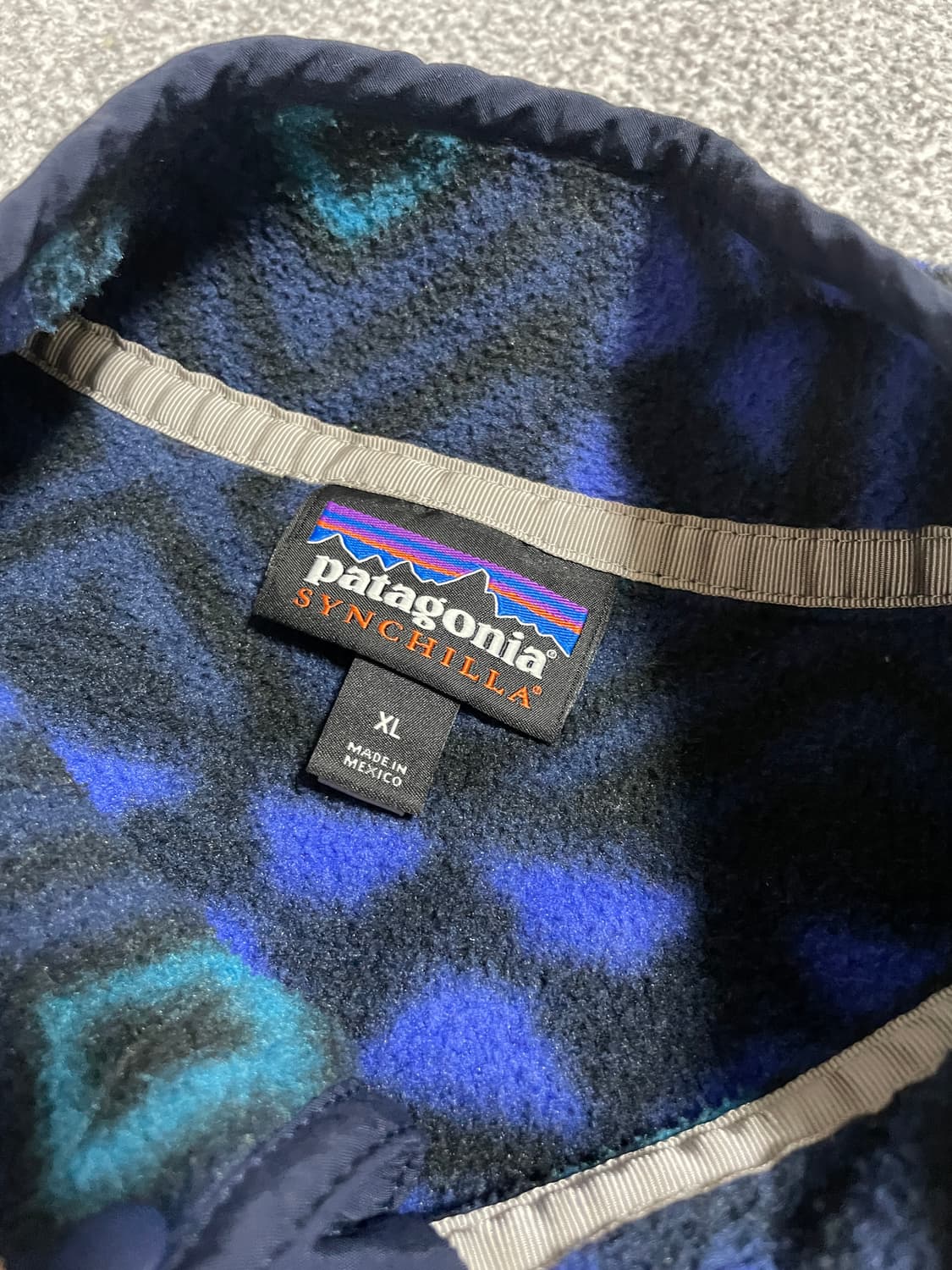 [XL] 파타고니아 신칠라 아즈텍 패턴 플리스 풀오버 아노락 상품이미지3