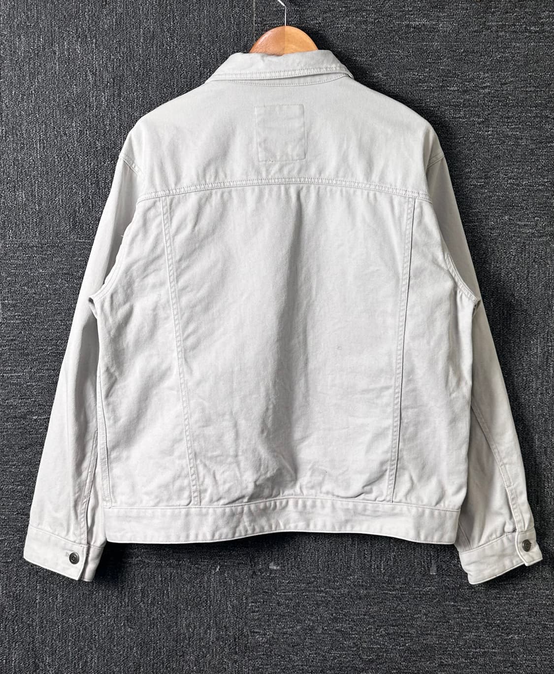 탑텐 남성 라이트 그레이 데님 자켓 105 상품이미지2