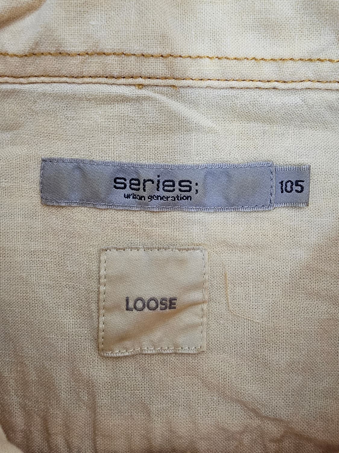 시리즈 체크 린넨셔츠 105 상품이미지3