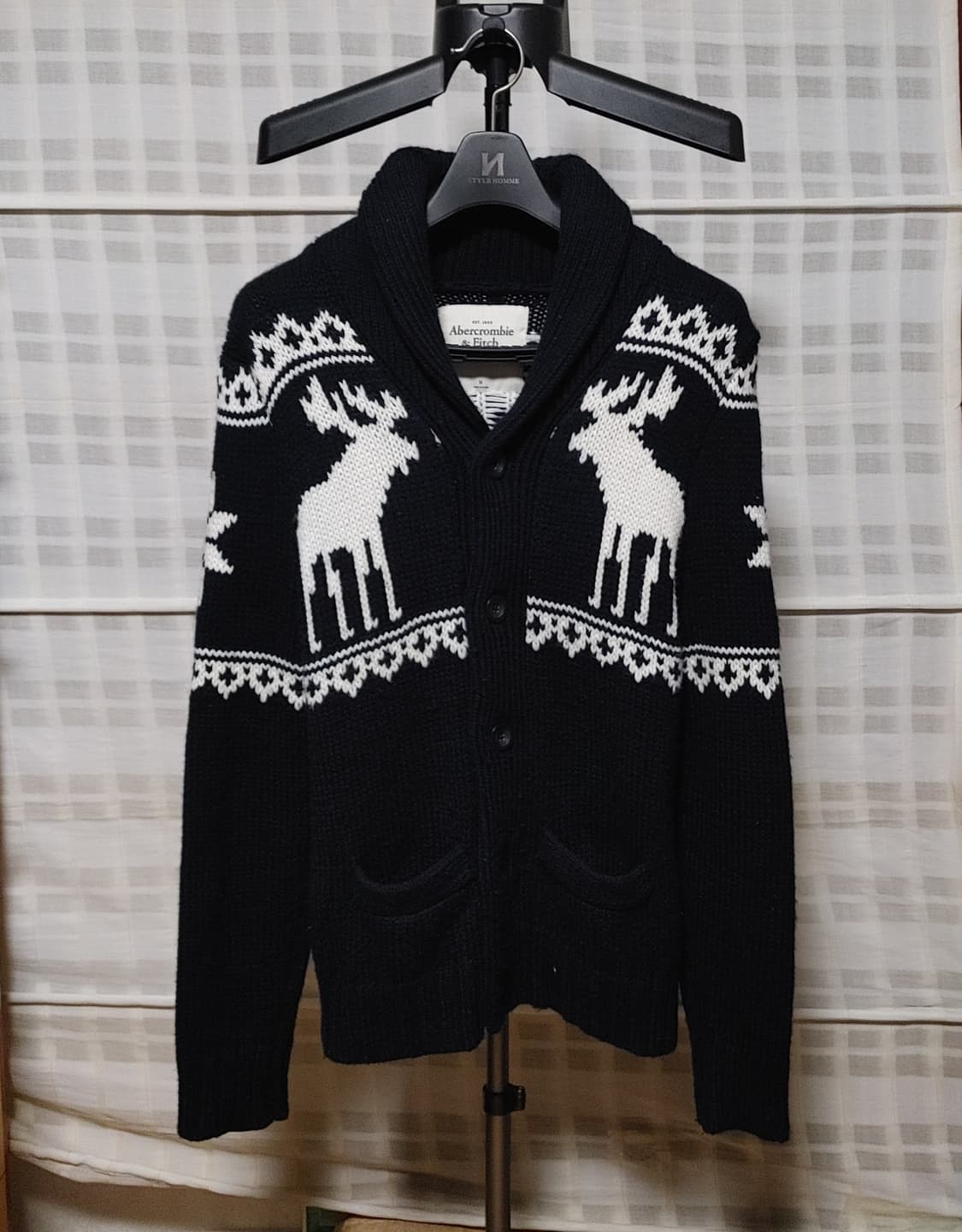 (Abercrombie) 아베크롬비 노르딕 니트 가디건 M (95~100 상품이미지3