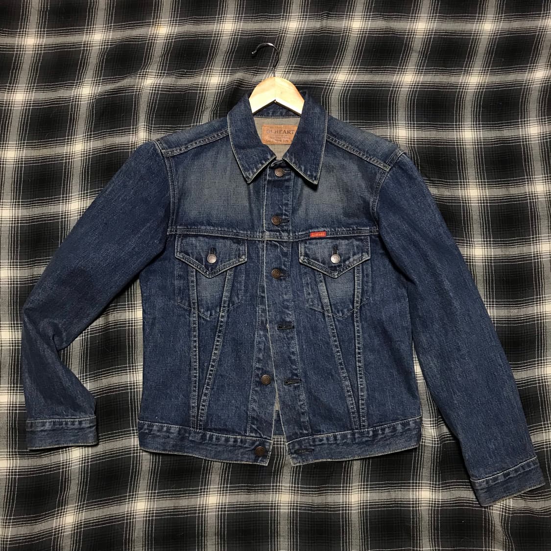 재팬 90s glheart 3세대 중청 지쟌 트러커 데님 상품이미지1