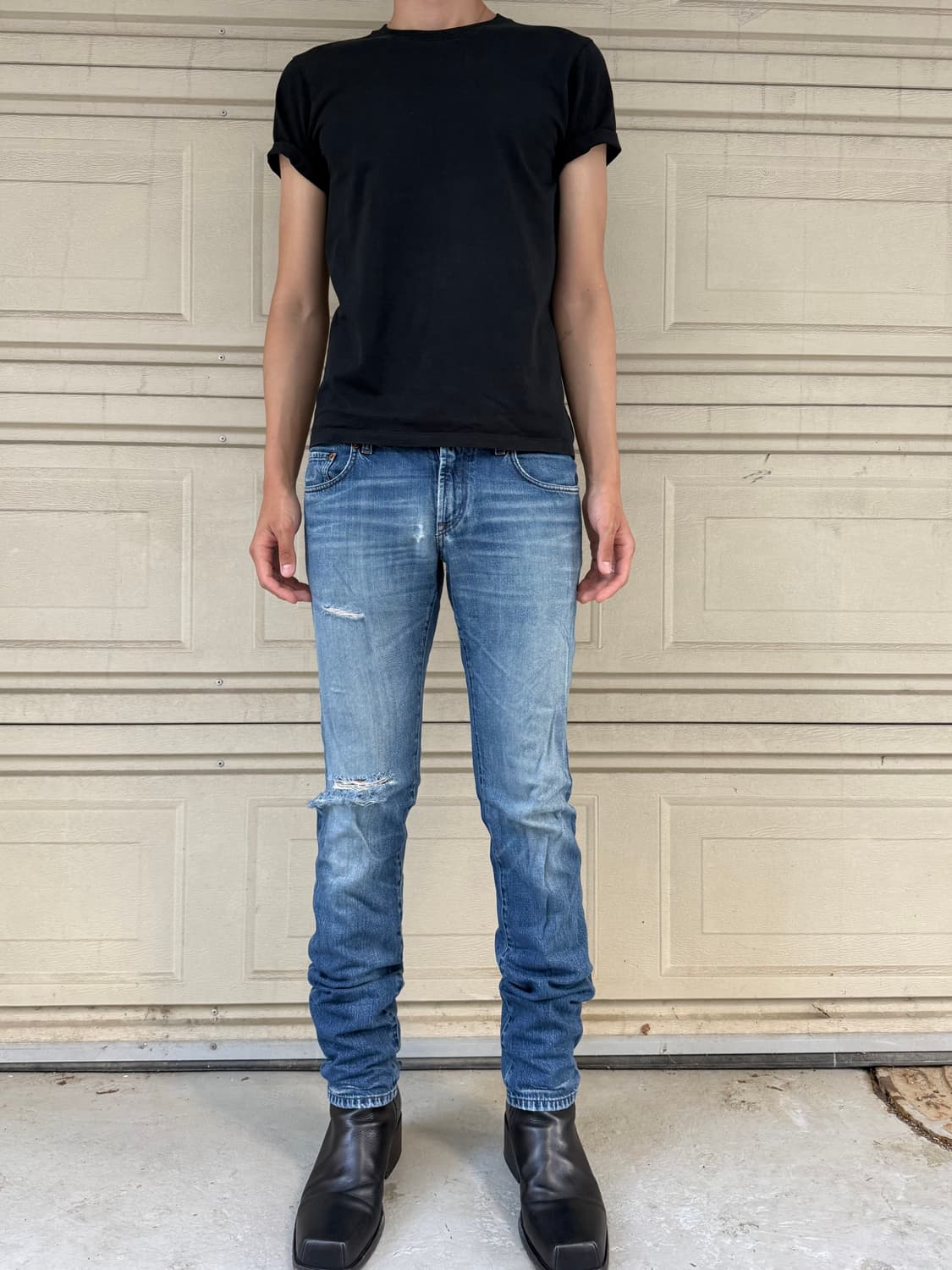 00s Dolce&Gabbana damage straight fit 상품이미지3