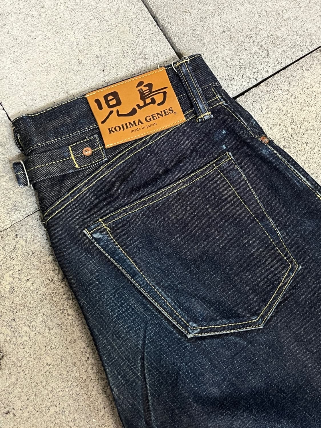 코지마 진스 딥 인디고 데님 팬츠 상품이미지5