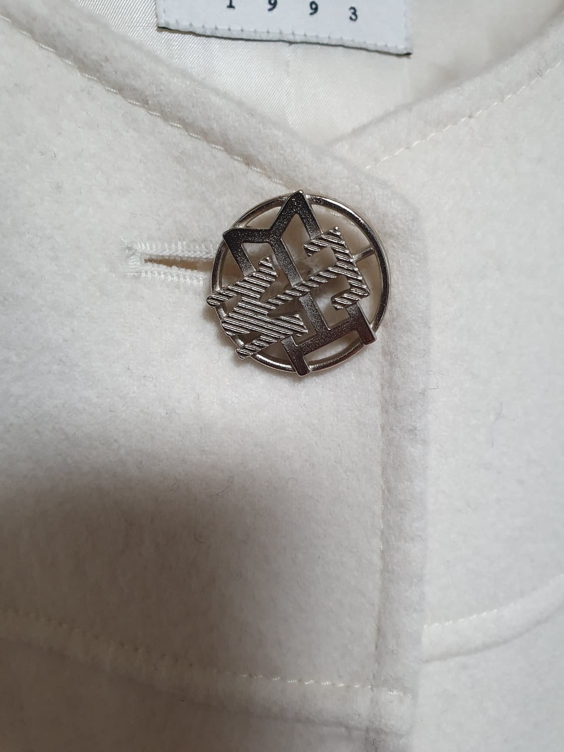 TIME 타임  아이보리 캐시 핸드메이드 자켓 상품이미지4