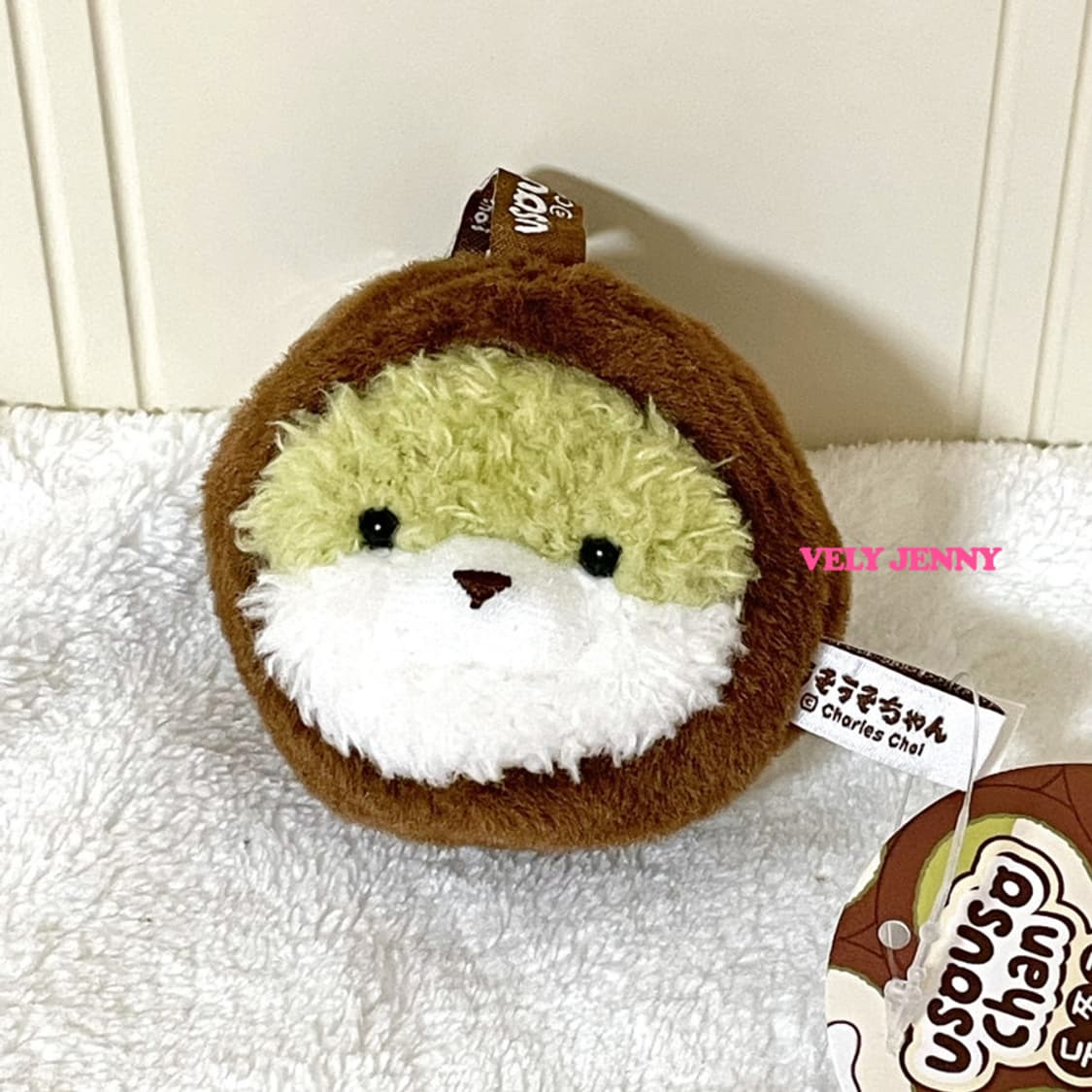 새상품) 정품 두쫀쿠 우소우소짱 키링 열쇠고리 가방고리 두쫀쿠 키링 상품이미지3