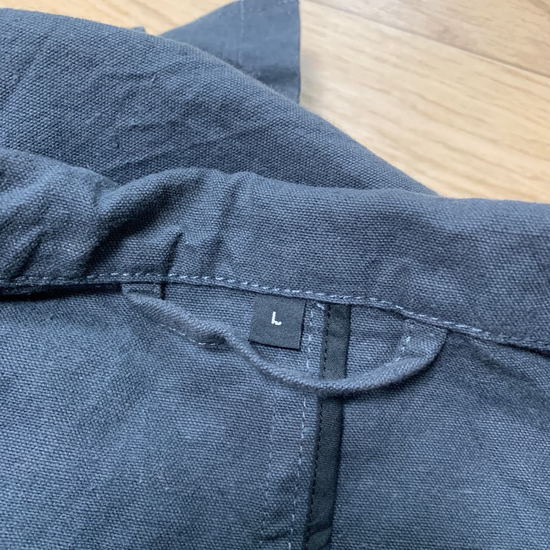 L) MUJI 무인양품 06s 비매품 샘플 덕캔버스 워크 초어자켓 상품이미지3