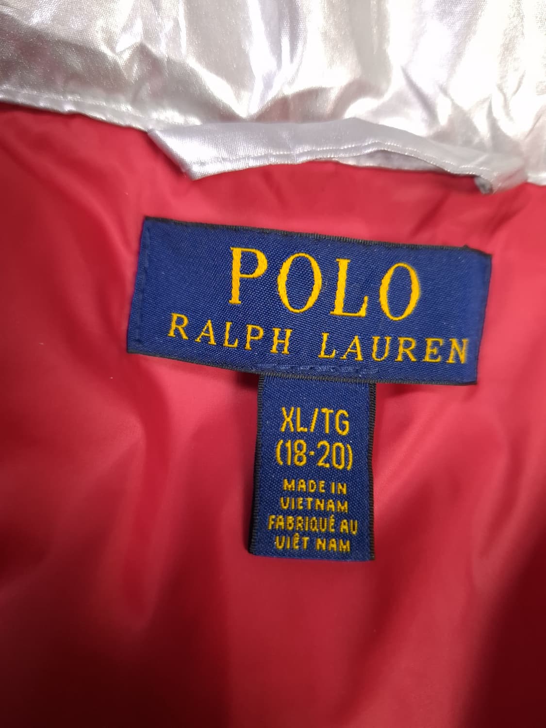 오리지날 신형 랄프로렌폴로 메탈릭 스키클럽 패치 패딩파카 상품이미지4