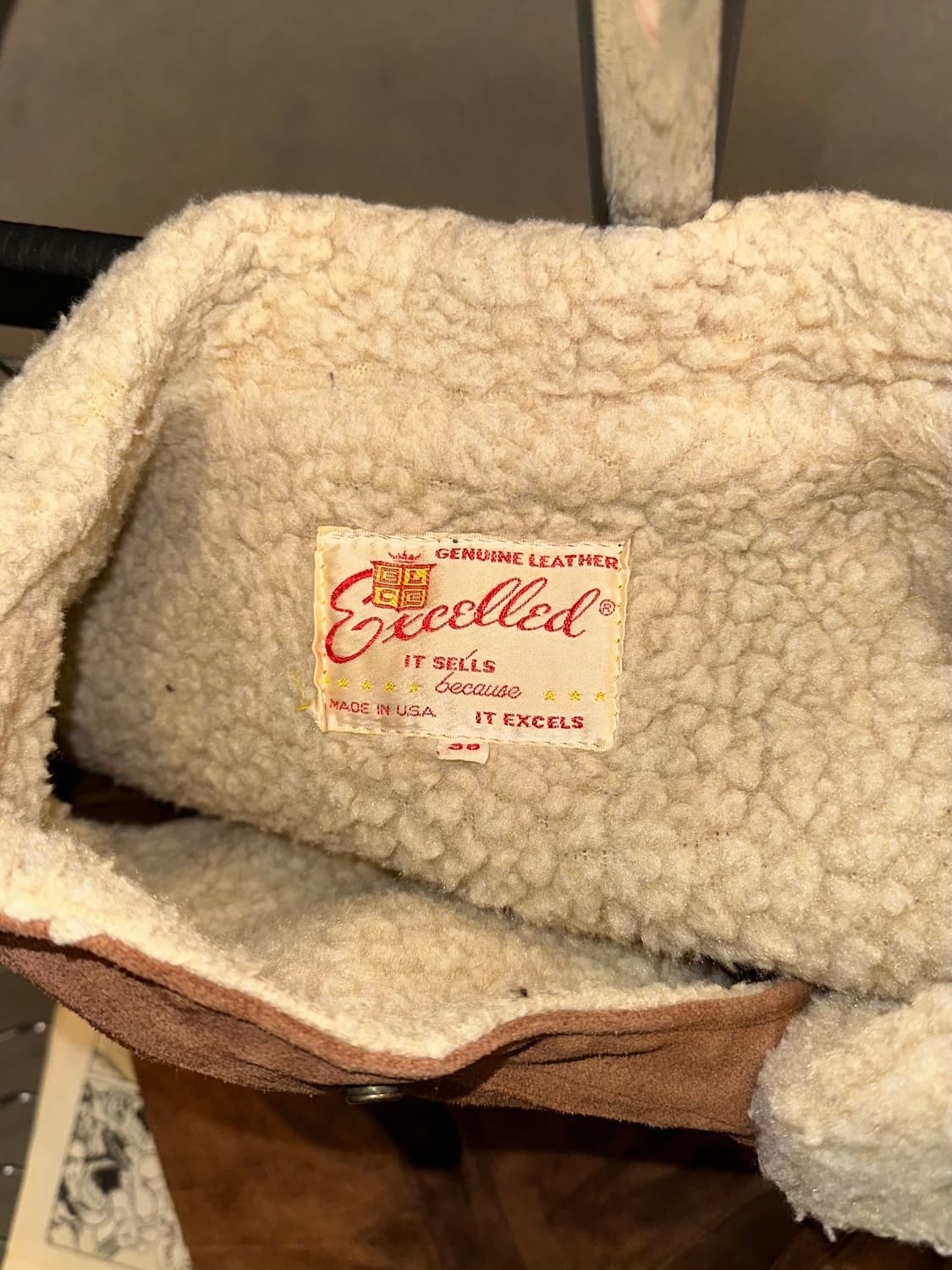 80-90’s American genuine leather jacket 상품이미지10