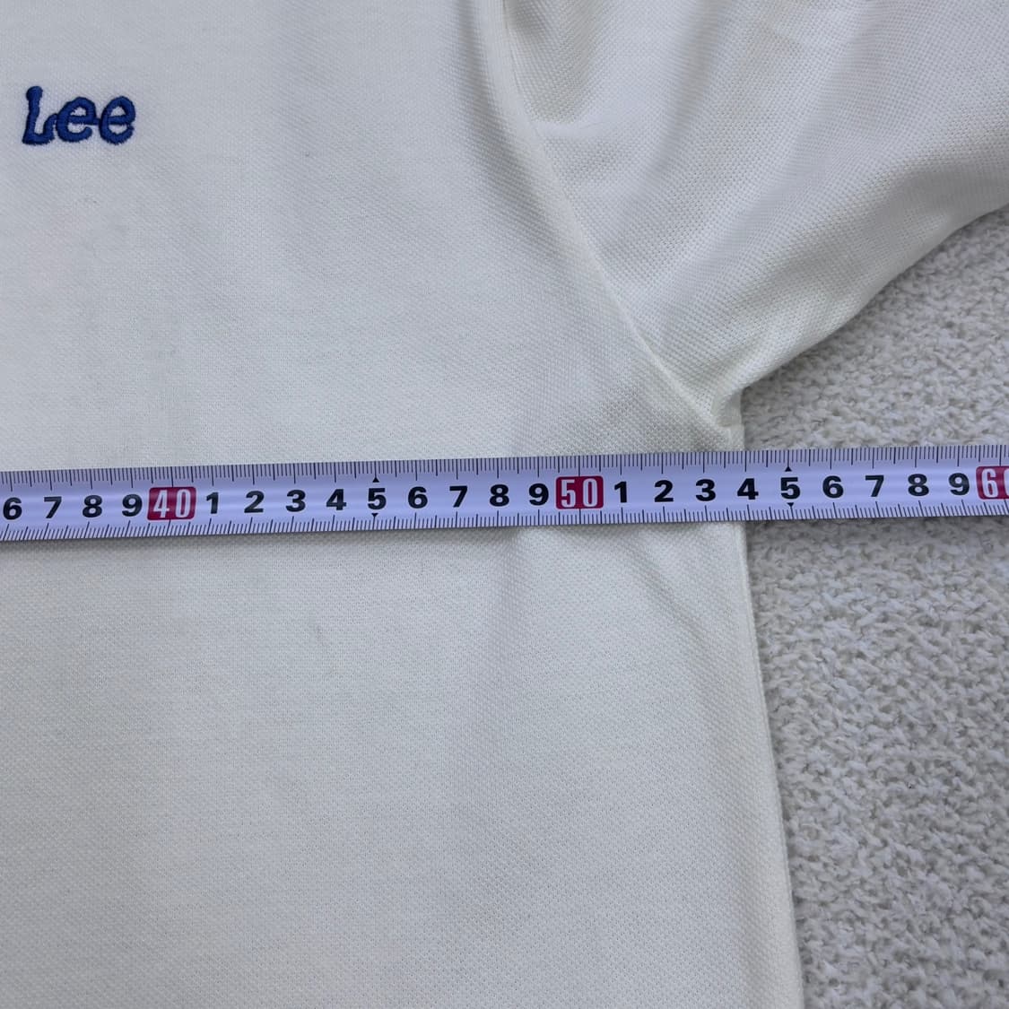 M LEE 스몰로고 반팔 카라 티셔츠 0316E 상품이미지7