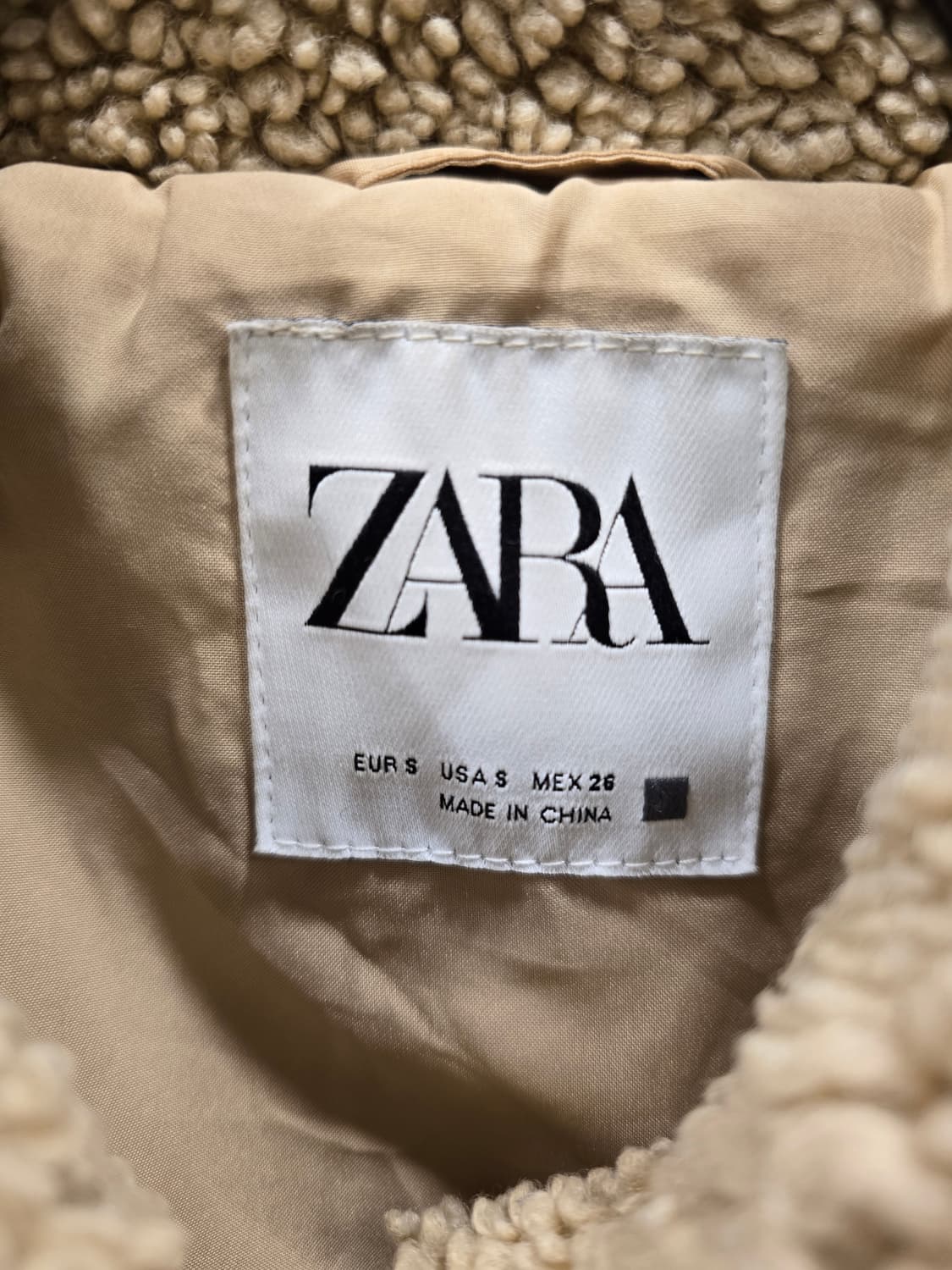 자라 뽀글이 숏자켓 S~M 상품이미지6